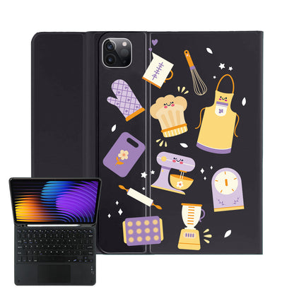 iPad / Android Tab Wireless Keyboard Flipcover - Chef or Baker