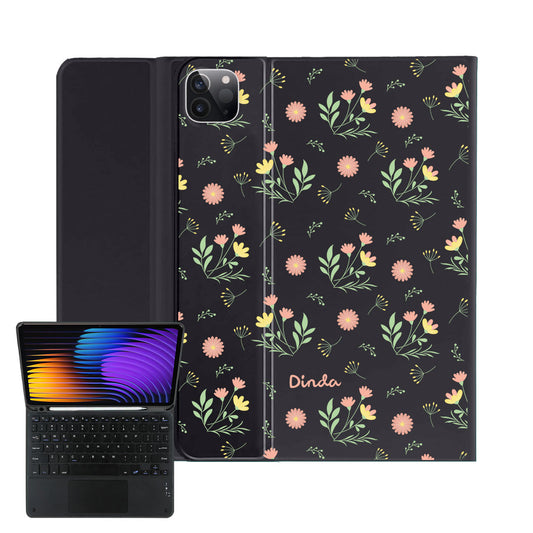 iPad / Android Tab Wireless Keyboard Flipcover - Dandelion
