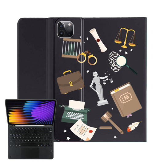 iPad / Android Tab Wireless Keyboard Flipcover - Lawyer