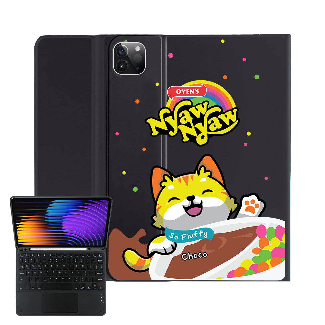 iPad / Android Tab Wireless Keyboard Flipcover - Nyaw Nyaw