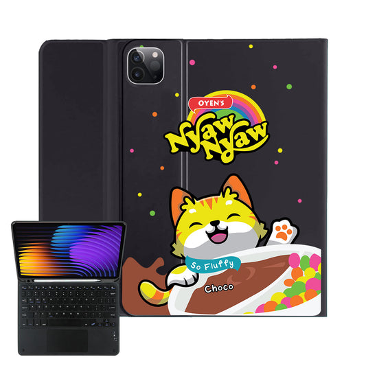 iPad / Android Tab Wireless Keyboard Flipcover - Nyaw Nyaw
