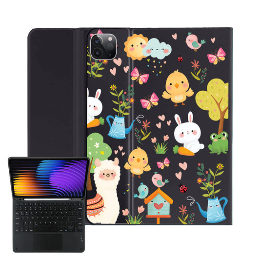 iPad / Android Tab Wireless Keyboard Flipcover - Spring
