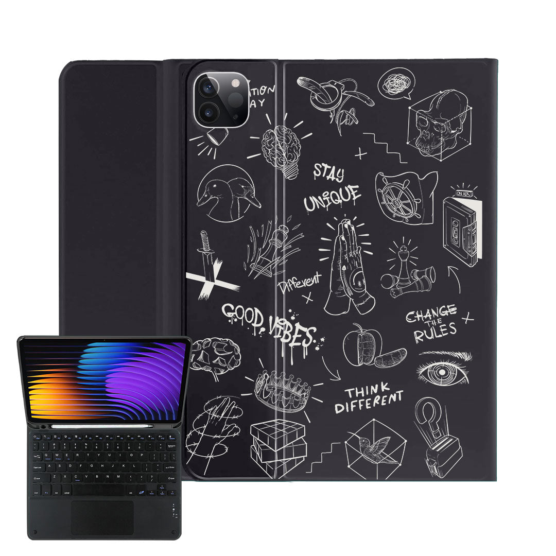 iPad / Android Tab Wireless Keyboard Flipcover - Stay Unique 1.0