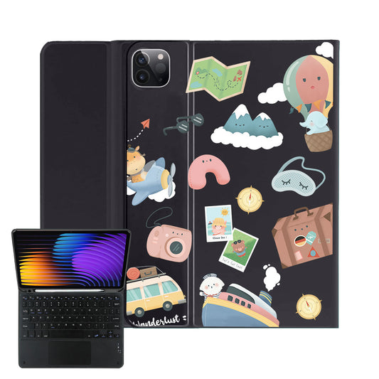 iPad / Android Tab Wireless Keyboard Flipcover - Travel