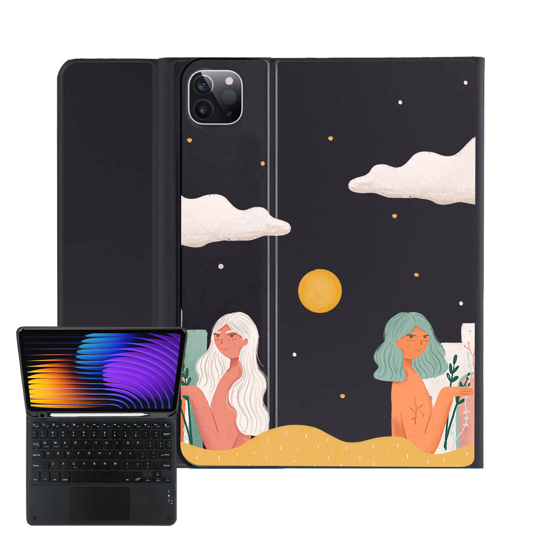 iPad / Android Tab Wireless Keyboard Flipcover - We're Beautiful