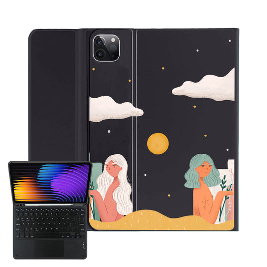 iPad / Android Tab Wireless Keyboard Flipcover - We're Beautiful