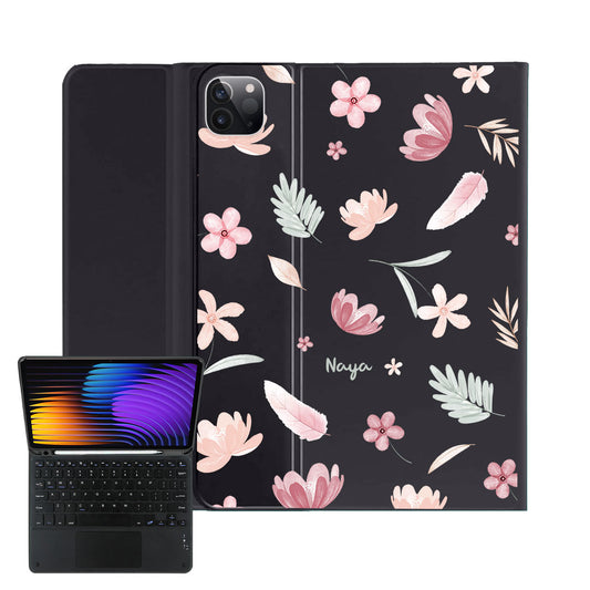 iPad / Android Tab Wireless Keyboard Flipcover - Wild Flower