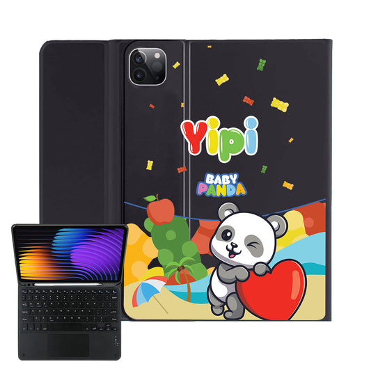 iPad / Android Tab Wireless Keyboard Flipcover - Yipi Baby Panda