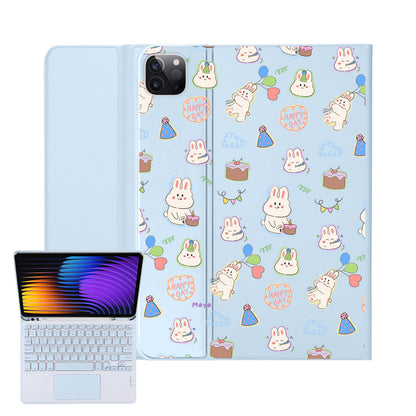 iPad / Android Tab Wireless Keyboard Flipcover - Fun Party