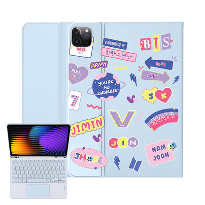 iPad / Android Tab Wireless Keyboard Flipcover - BTS Members