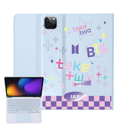 iPad / Android Tab Wireless Keyboard Flipcover - BTS Take Two