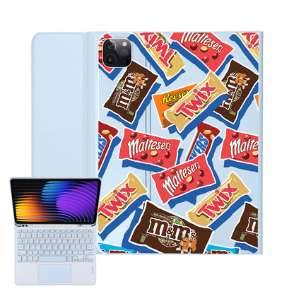 iPad / Android Tab Wireless Keyboard Flipcover - Choco Sweet