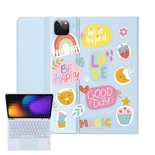 iPad / Android Tab Wireless Keyboard Flipcover - Good Day 1.0