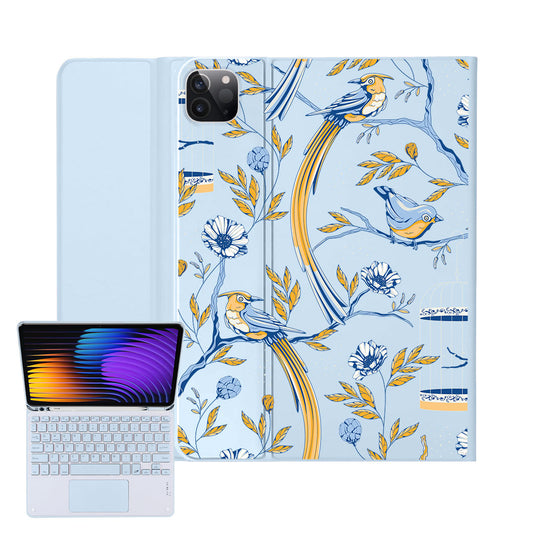 iPad / Android Tab Wireless Keyboard Flipcover - Lovebird 7.0