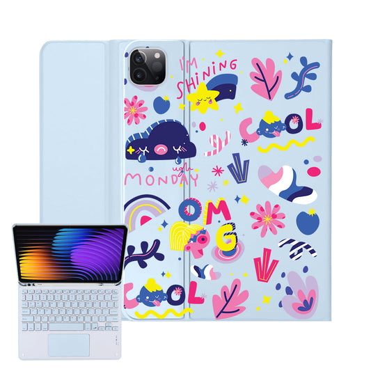 iPad / Android Tab Wireless Keyboard Flipcover - Monday My Day