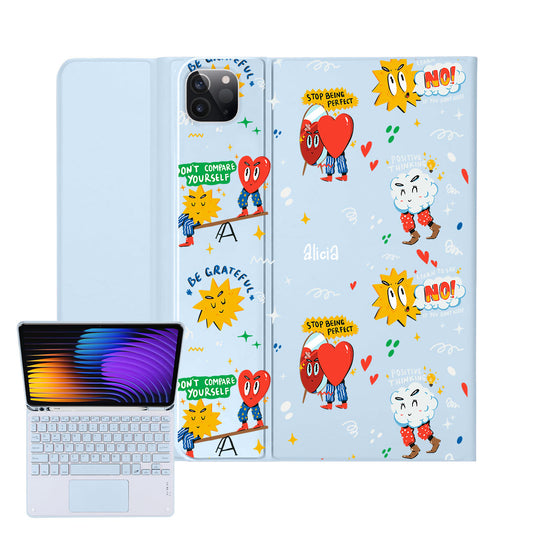 iPad / Android Tab Wireless Keyboard Flipcover - Selfless Love 2.0