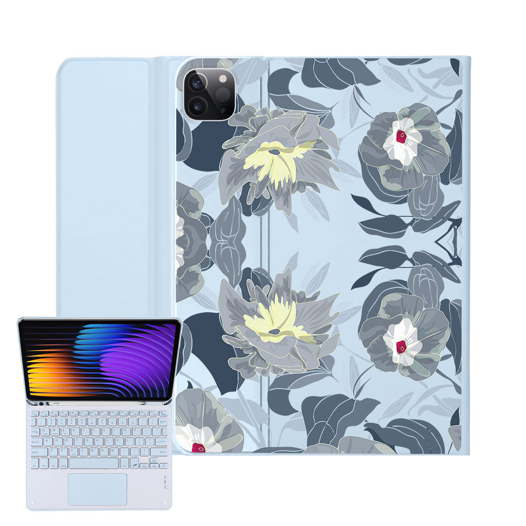 iPad / Android Tab Wireless Keyboard Flipcover - September Morning Glory