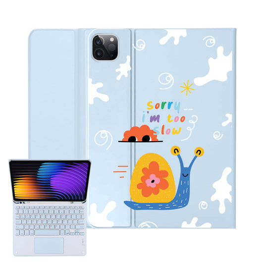 iPad / Android Tab Wireless Keyboard Flipcover - Sorry Being Slow