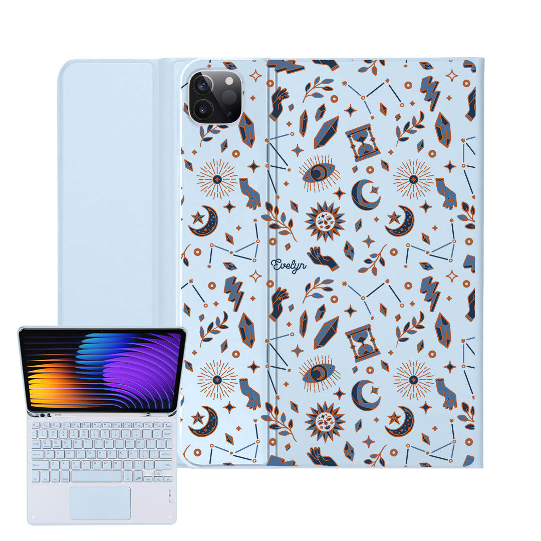 iPad / Android Tab Wireless Keyboard Flipcover - Stardust