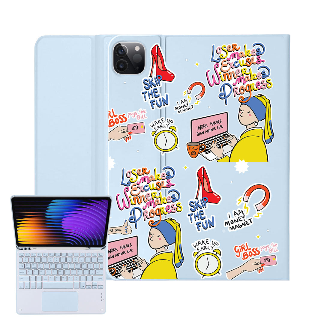 iPad / Android Tab Wireless Keyboard Flipcover - Ambitch