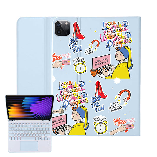 iPad / Android Tab Wireless Keyboard Flipcover - Ambitch