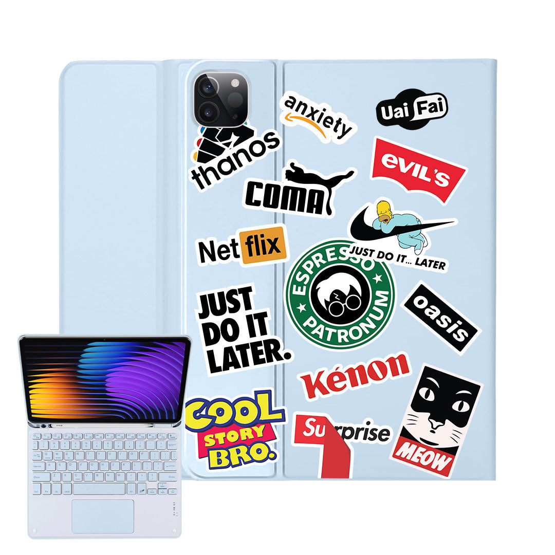 iPad / Android Tab Wireless Keyboard Flipcover - Brand Parody 1.0