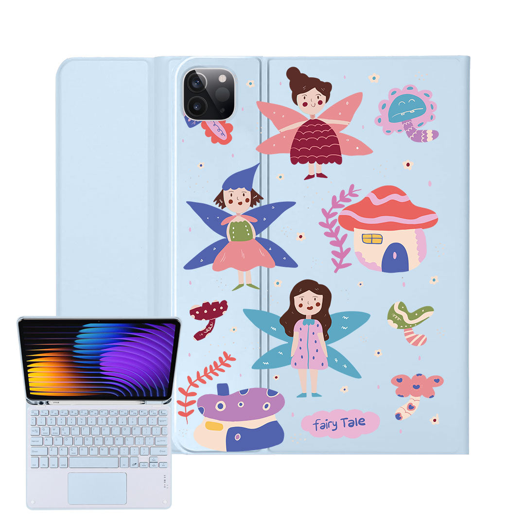 iPad / Android Tab Wireless Keyboard Flipcover - Fairytale