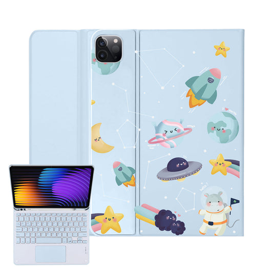 iPad / Android Tab Wireless Keyboard Flipcover - Galaxy (Artevefacts)
