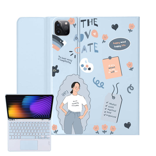 iPad / Android Tab Wireless Keyboard Flipcover - INFJ