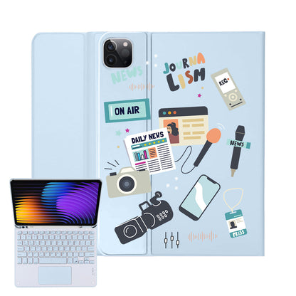 iPad / Android Tab Wireless Keyboard Flipcover - Journalist