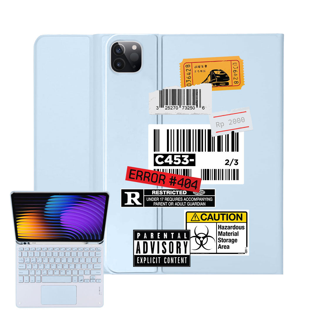 iPad / Android Tab Wireless Keyboard Flipcover - Label Sticker Pack