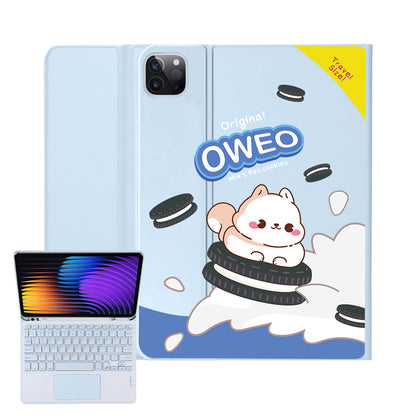 iPad / Android Tab Wireless Keyboard Flipcover - Oweo Dog