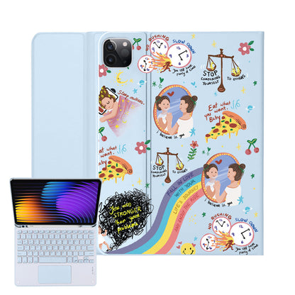 iPad / Android Tab Wireless Keyboard Flipcover - Self Love 2.0