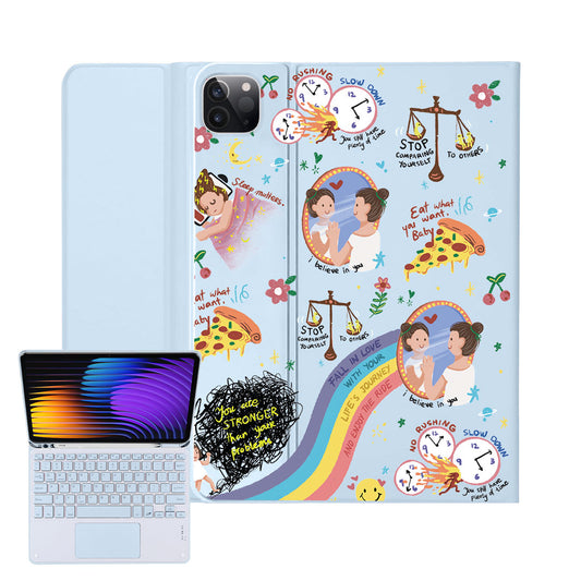 iPad / Android Tab Wireless Keyboard Flipcover - Self Love 2.0