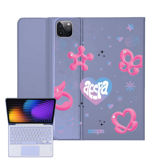 iPad / Android Tab Wireless Keyboard Flipcover - Aespa Week