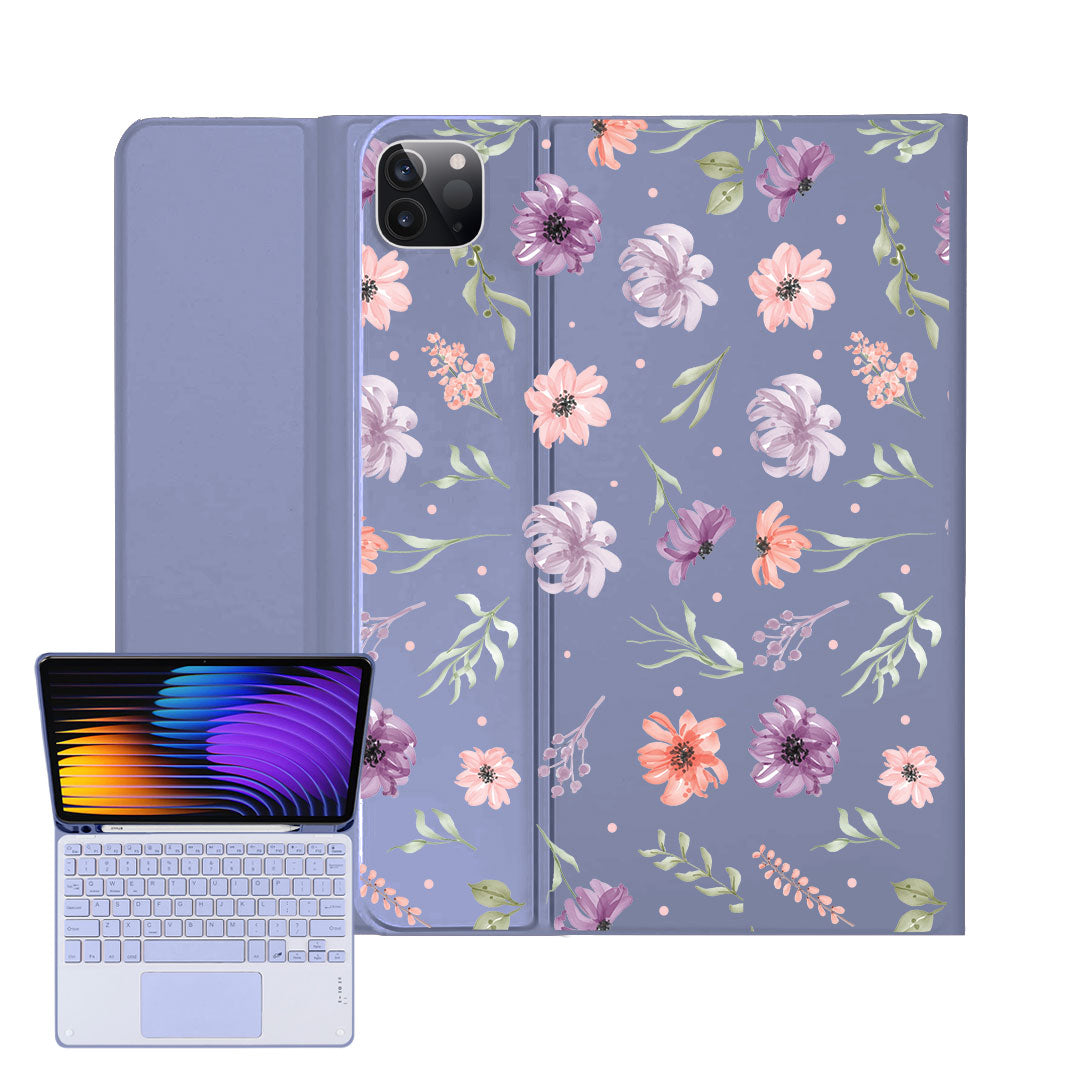 iPad / Android Tab Wireless Keyboard Flipcover - Botanical Garden 3.0