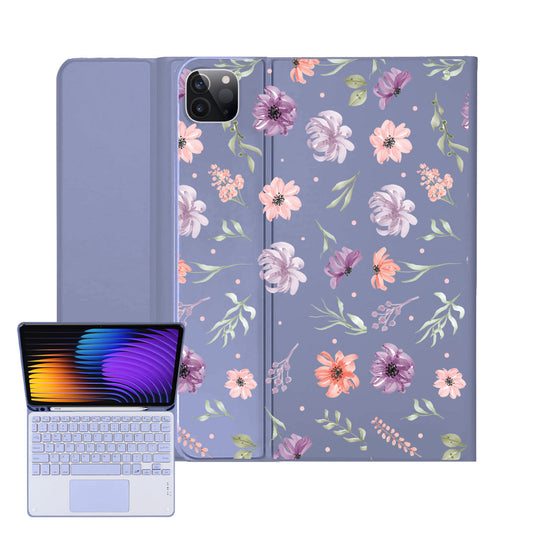 iPad / Android Tab Wireless Keyboard Flipcover - Botanical Garden 3.0
