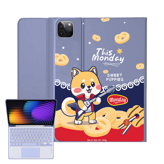 iPad / Android Tab Wireless Keyboard Flipcover - Monday