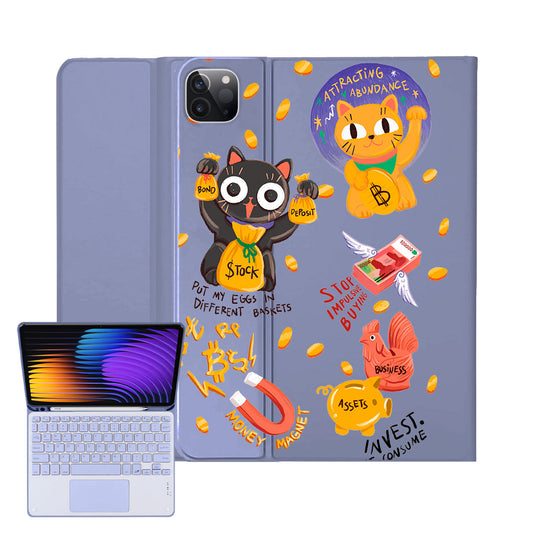 iPad / Android Tab Wireless Keyboard Flipcover - I Am... Money Magnet!!!