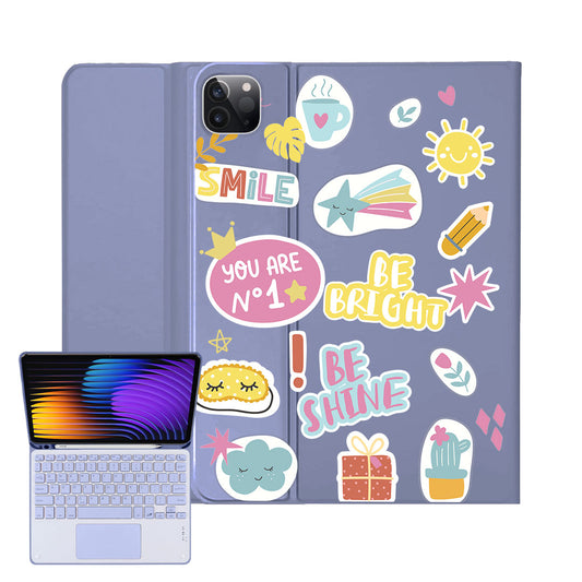 iPad / Android Tab Wireless Keyboard Flipcover - Self Love Sticker Pack 3.0