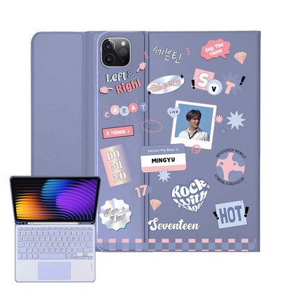 iPad / Android Tab Wireless Keyboard Flipcover - Seventeen World