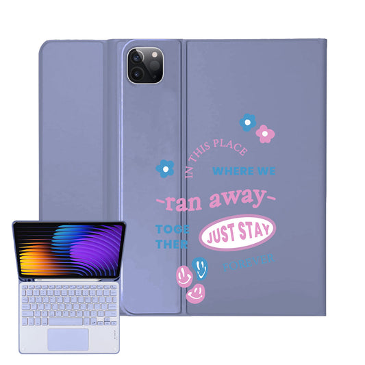 iPad / Android Tab Wireless Keyboard Flipcover - TXT Song Lyrics