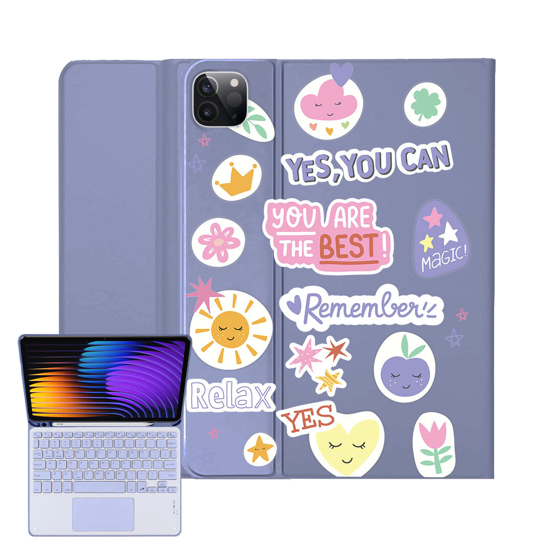 iPad / Android Tab Wireless Keyboard Flipcover - You are the Best 2.0