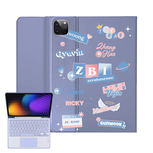 iPad / Android Tab Wireless Keyboard Flipcover - Zerobaseone Members