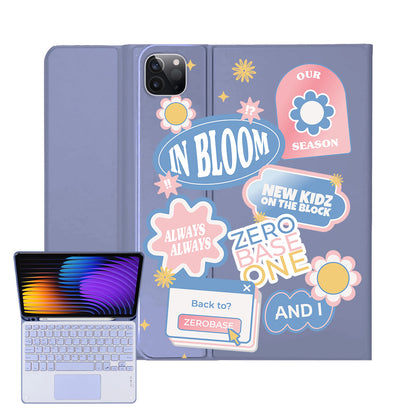 iPad / Android Tab Wireless Keyboard Flipcover - Zerobaseone Song Sticker Pack