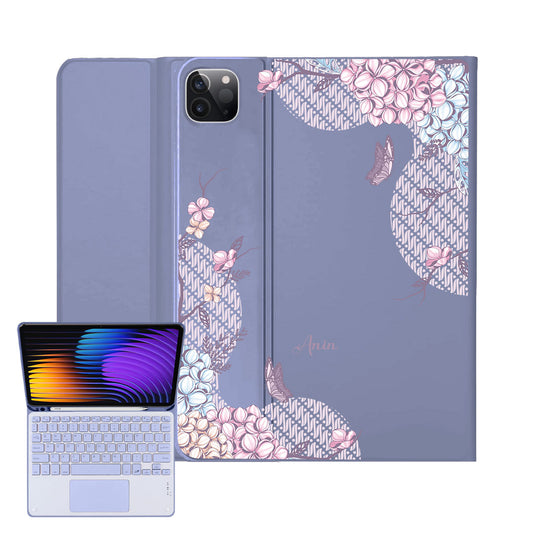 iPad / Android Tab Wireless Keyboard Flipcover - Batik Floral
