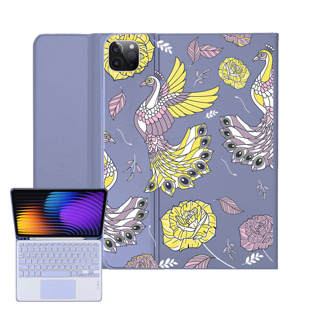 iPad / Android Tab Wireless Keyboard Flipcover - Bird of Paradise 4.0