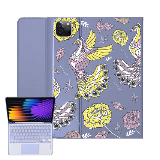 iPad / Android Tab Wireless Keyboard Flipcover - Bird of Paradise 4.0