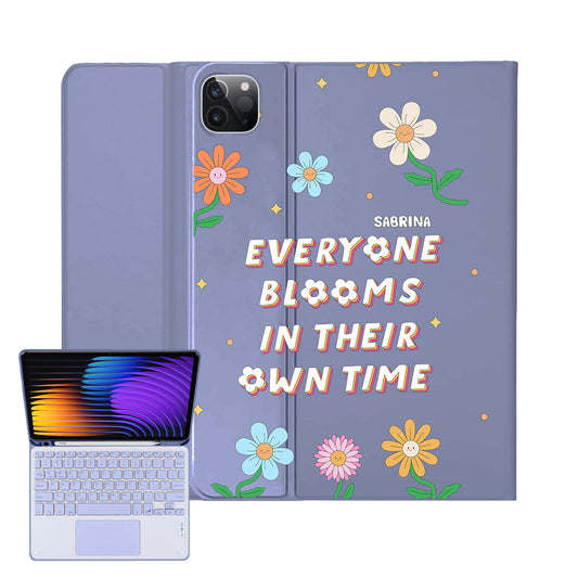 iPad / Android Tab Wireless Keyboard Flipcover - Blooms