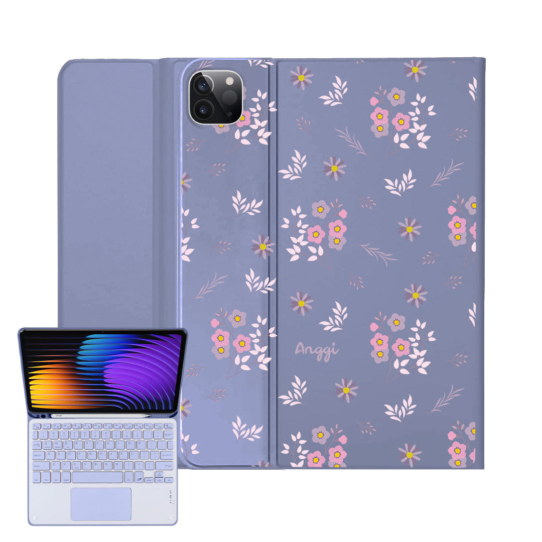 iPad / Android Tab Wireless Keyboard Flipcover - Cherry Blossom